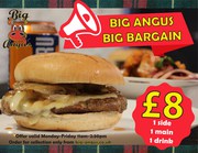 Best restaurants in Glasgow | beef burger - Big Angus